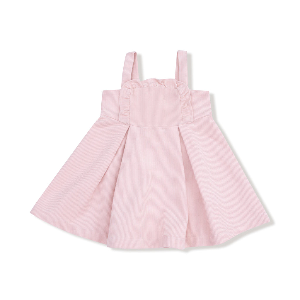 Veiled Pink - Ruffle Jumper with Diaper Cover